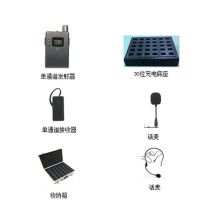 国产 QT-1019 一对多讲解器套装（含5个发射器+100个耳机+2个50位充电底座+2个收纳箱）（单位：套）