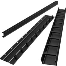 优玛仕 17.5mm 10孔装订夹条(可装订160张) 黑（100根/盒）（单位：盒）