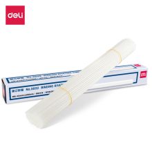 得力/deli 3832 装订耗材 财务装订机专用透明装订铆管 100支
