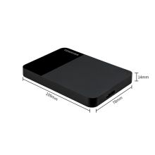 东芝(TOSHIBA) 2TB 移动硬盘 READY B3系列 USB3.0 商务黑（单位：个）