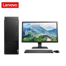 联想 启天M435-B011 台式电脑整机 I3-10100 8G 1T+256G SSD 无光驱 Win10 WIFI 21.5英寸显示器(单位：套)