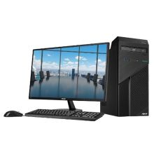 华硕 D540MC-G54A00038 台式计算机（21.5寸显示器/G5400/4G/1T/集成显卡） 黑色（单位：台）
