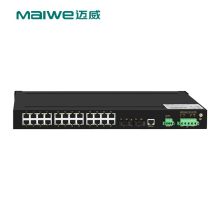 迈威（MAIWE） MIEN6026-2M-SC02 AD220单电源（QXGZ）2百兆光+24百兆电工业级环网网管型交换机 机架式 黑色(单位：台）