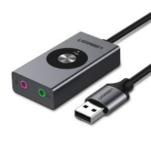 绿联 CM190 USB7.1外置声卡 星空灰色 （单位：套）