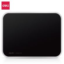 得力（deli） 83007 耐磨树脂鼠标垫 办公游戏通用 300*220mm 黑色（单位：张）