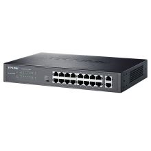 TP-LINK全千兆网线集线器大功率PoE供电以太网交换机 18口千兆 180W SG1218P POE千兆交换机 含安装 （单位：台）