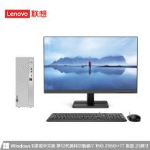 联想 天逸510S英特尔酷睿i7个人商务台式机电脑整机(12代i7-12700 16G 1T+256G SSD win11)23英寸（单位：台）