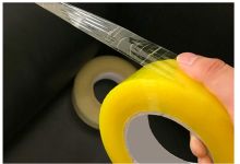 国产 80mm*100y封箱胶带(4卷/筒)透明（单位：卷）