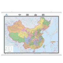 中国地图 地图挂图（2米*1.5米 大尺寸无拼缝挂图 大型办公室会议室挂图） （单位：张）