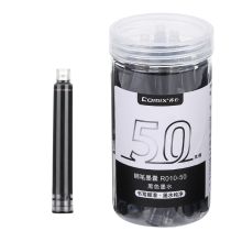 齐心 R010-50 钢笔墨囊 3.4mm 墨蓝色 单位：套