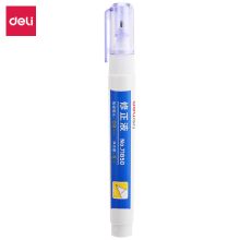 得力 71850 笔形环保修正液学生涂改液 8ml 白色 单位：瓶