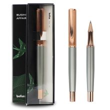 得印 0097 黑色笔杆中性笔签字笔 0.5mm 单位：支 灰色