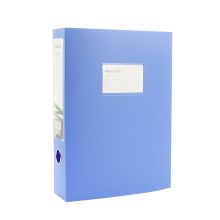 康百 F1165 大容量文件夹档案盒 A4 65mm 单位：个 蓝色