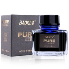 宝克 MS211 钢笔墨水 40ml 单瓶装 纯蓝色 （单位：瓶）