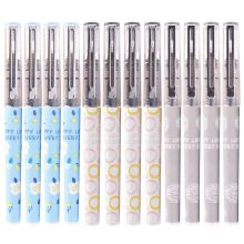 白雪 X881 直液式全针管中性笔 0.38mm 12支/盒 黑色 （单位：盒）