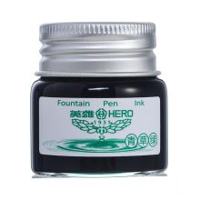 英雄 9008 非碳素染料型墨水 20ml 单瓶装 青草绿 （单位：瓶）