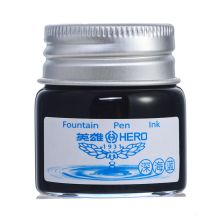 英雄 9008 非碳素染料型墨水 20ml 单瓶装 深海蓝 （单位：瓶）
