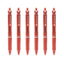 百乐 BPAB-15F 按动圆珠笔 0.7mm 6支/袋 红色 （单位：袋）
