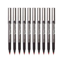 三菱 UB-155 拔帽式签字笔0.5mm 红 10支/盒 （单位：盒）