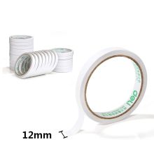 得力 30423 12mm*20y棉纸双面胶带 白色（6卷/筒）（单位：筒）
