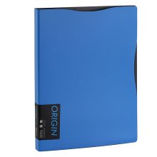齐心 A510 A4 40袋 原味资料册 蓝（单位：个）