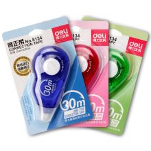 得力/deli 8134 修正带 颜色随机 30m