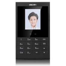 得力 3764 人脸识别考勤机 165*98*34mm 黑色（单位：台）