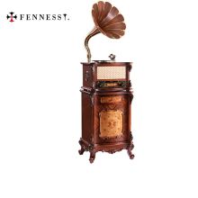 梵尼诗 HiFi留声机65S古典LP黑胶唱片机 茶褐色（涡轮HiFi+木喇叭） (单位:台)