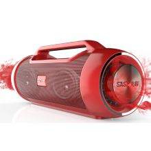 先科 V8 户外家用手机车载超重大功率插卡双喇叭无线蓝牙 便携式小音响 黑、红、蓝 (单位：个)
