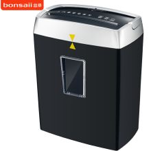 盆景 BONSAII S6015 电动迷你静音碎纸机 碎纸机办公 家用碎纸机 碎纸/卡/订书针 