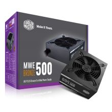酷冷至尊 MWE500 额定500W 机箱电源(80PLUS铜牌/DCtoDC架构/日系固态电容/静音/台式机电源)（单位：个）
