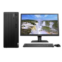 联想 E77 I3-10100/4G/1TB/集成显卡 主机+21.5英寸显示器 商用办公电脑 黑色 单位：套
