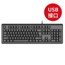 双飞燕 KR-92 有线USB键盘（官方标配） 黑色（单位：件）
