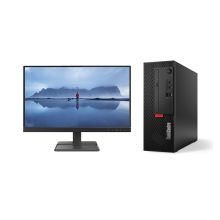 联想 ThinkCentre M730e-A009 台式电脑 Intel酷睿i3-10100 4GB-DDR4内存 128GB SSD+1TB 硬盘 无光驱 180W Win10 Home 64bit 21.45英寸 含键鼠 （单位：套）