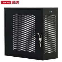 联想 USB带锁 PC台式电脑主机安全防盗保密机箱 慧采 黑色 (单位：个)