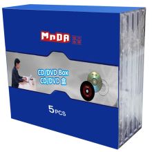 铭大金碟（MNDA）单片装 CD盒 光盘盒 厚度10.4mm  长14.1mm   宽12.4mm  5片/包（单位：包）