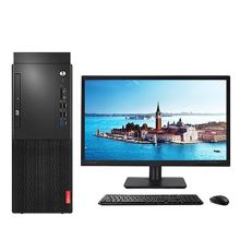 联想 启天M420-D470 台式电脑（i5-9500F/8GB/1TB+128GSSD/1GB独显/210W高效电源/Win10/六年上门保修/23.8寸 D2421DS显示器） 黑色（单位:台）
