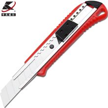 卡夫威尔 KU0008B 220*80*30 美工刀 裁纸刀 6寸 塑料 红色(单位：把)