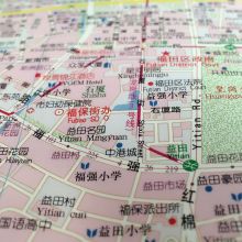 国产 1100M*1400M 可折叠城区街道图 深圳地图（单位：张）