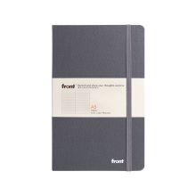 前通 D97-A502X A5 98页 布纹简约复古风创意笔记本 灰色（单位：本）
