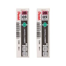 派通 C205 自动铅笔芯 0.5mm 2B 2管/袋 本色 （单位：袋）