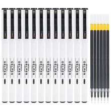 晨光 HAGP0909 签字笔+笔芯套装 0.5mm 12支笔+6支芯/盒 黑色 （单位：盒）