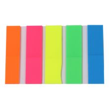 欧标 A1151 12*45mm/20张*5PCS PET便签纸便利贴分类指示贴 彩色（单位：个）
