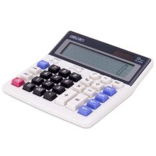 得力 2136 桌面计算器 白色（单位：只）