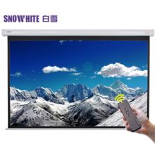 白雪（SNOWHITE） 150英寸16：9 电动投影幕布含遥控器（单位：张）