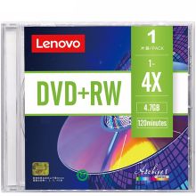 联想  DVD+RW 单片盒装 1-4速4.7GB 台产档案系列  可擦写 可重复刻录 光盘 (计价单位：桶)