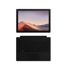 微软 Surface Pro 7 12.3英寸二合一平板电脑（i5/8G/256G/SSD/黑色键盘套装） 典雅黑（单位：台）
