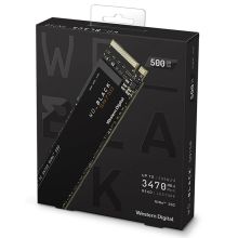 西部数据 WDS500G3X0C-00SJG0 SN750系列M.2接口(NVMe协议) SSD固态硬盘 (单位:个)