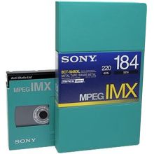 索尼 MPEG-IMX 录像带 磁带 BCT-184IMX（184分钟）单位：个