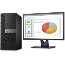 戴尔 OptiPlex 3060 台式计算机 I5-8500/4GB/1TB+128G SSD/DVDRW/E2417H 23.8寸/DOS/3年黑 （单位：台）